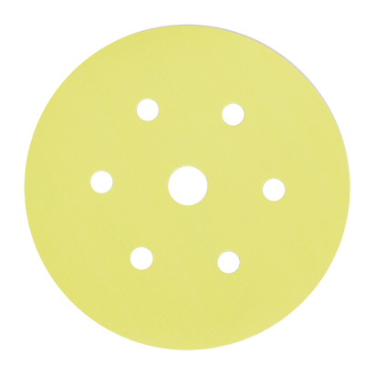 Yellow Film Klett-Schleifscheiben 152 mm 7 Loch